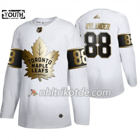 Toronto Maple Leafs Trikot William Nylander 88 Adidas 2019-2020 Golden Edition Weiß Authentic - Kinder